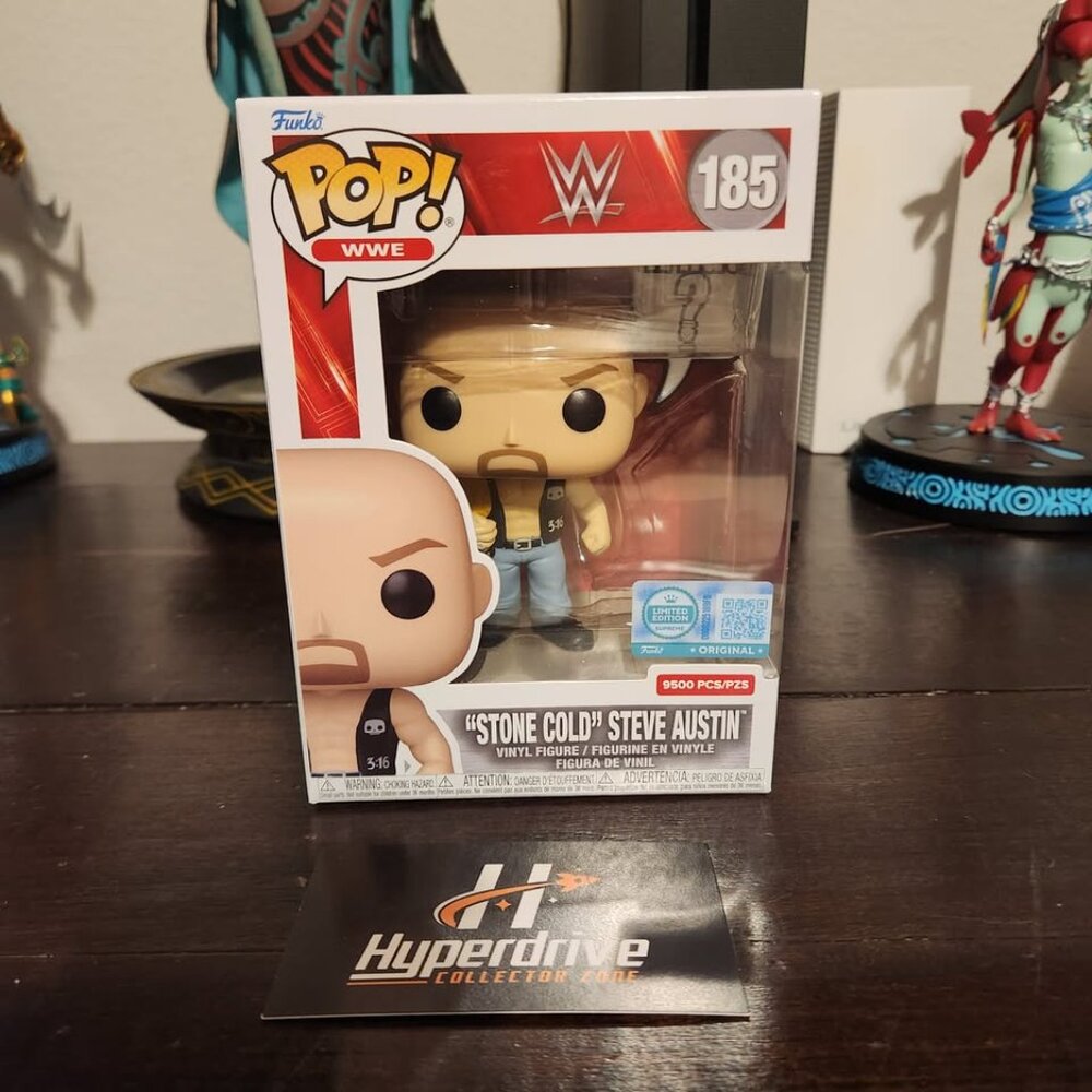 WWE Stone Cold Steve Austin (What?) Pop! Sayings Funko Pop! Vinyl Figure #185
